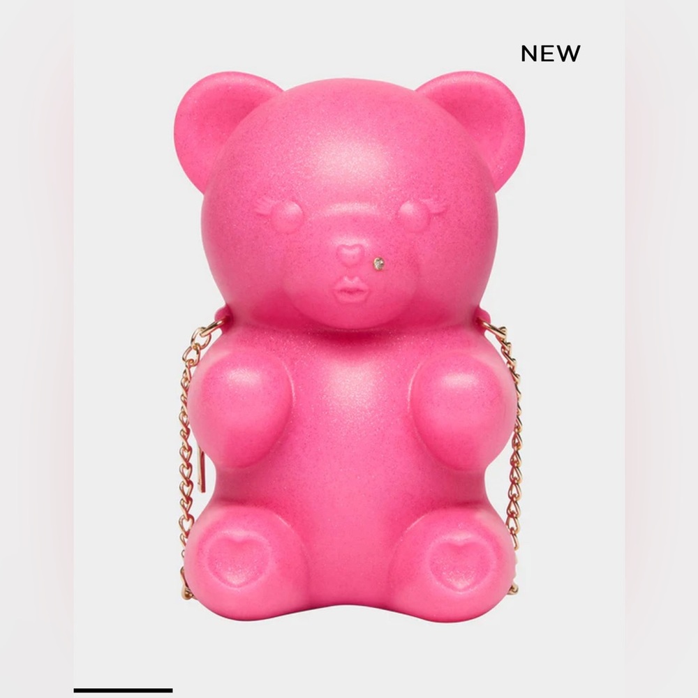 Pink gummy crossbody